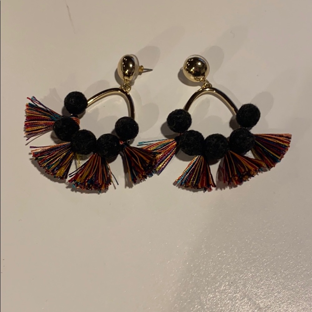 BaubleBar Gold Statement Drop Earrings | Cocktail Party Jewelry
